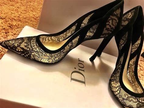 black heels dior